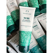 屈臣氏（Watsons）新版The Body ShopTBS茶樹潔面摩絲泡沫150ML 祛痘洗面奶美體護理