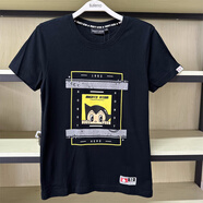 班尼路（Baleno）阿童木夏季新款男女同款休閑時(shí)尚印花短袖上衣52901011 01049_黑色 XS