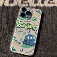 固返毛絨絨怪獸大學(xué)適用蘋(píng)果17promax手機(jī)殼iphone15卡通16可愛(ài)1413新男女款12超火11小清新防摔軟殼 怪獸大學(xué)【透明太空殼】 iPhone 8/7