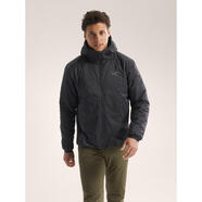 始祖鳥（ARC'TERYX）男士外套保暖戶外服飾Atom SV Hoody防水冬季服裝徒步旅行 Black 均碼 |XS