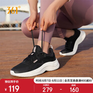 361°運動(dòng)鞋女秋季網(wǎng)布透氣健身輕便休閑厚底慢跑步鞋子女682232210-4