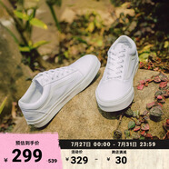 VANS范斯官方 經(jīng)典款Old Skool小白鞋經(jīng)典簡約帆布鞋 白色 36.5