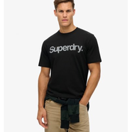 superdry極度干燥男士夏季新款短袖T恤吸汗運動款 柔軟舒適 小眾時尚潮流 9858259/黑 S