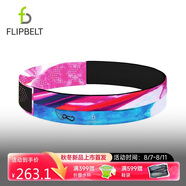 Flipbelt飛比特運動跑步腰包健身腰帶馬拉松裝備手機袋可調(diào)魔術貼經(jīng)典彩