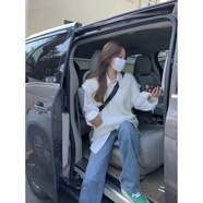MZPLOI秋季穿搭一整套時(shí)尚韓系穿搭街頭三件套裝女溫柔馬甲毛衣牛仔褲子 【兩件套】馬甲+牛仔褲 S 【日系學(xué)院風(fēng)套裝/奶糯風(fēng)ins】