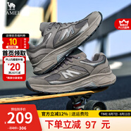 駱駝（CAMEL）男鞋子男2025新款跑步運(yùn)動(dòng)鞋女【1930M】網(wǎng)面透氣戶外休閑鞋 G15S852092 元祖灰 男 41