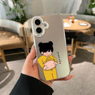 NLWAnker安克ins風(fēng)趣味肥肉是財女孩iPhone16promax手機殼小眾創(chuàng  )意15pro個(gè)性情侶款13保護套華為mate7 肥肉女孩-白色 vivo其他型號