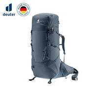 DEUTER征途Aircontactcore多日徒步露營(yíng)登山重裝雙肩包石墨灰70+10男24