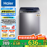 海爾（Haier）波輪洗衣機全自動(dòng)家用大容量洗脫一體波輪洗衣機節能省電健康家用 懶人洗衣機補貼至高補貼20% EB80M30Mate1