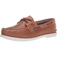 Sperry男士休閑船鞋金色兩孔透氣舒適經(jīng)典鞋 Tan 42