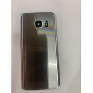 榮耀適配適用于三星S7 Edge G9300 G9308 G9350玻璃后蓋 電池蓋 后殼外殼注意型號 G9300直屏粉色玻璃后蓋+鏡 外殼