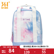 361度春季新款大容量書(shū)包中性男女同款雙肩背包 粉色 均碼