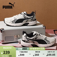彪馬（PUMA）【復古跑鞋】緩震透氣老爹鞋男女運動鞋MILENIO 390002 米白色-黑色-02 41