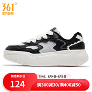 361度女運(yùn)動鞋秋季新款361度女板鞋 羽毛白/曜石黑 38