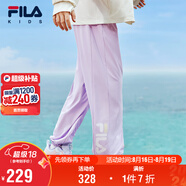 FILA【靈風(fēng)褲】斐樂(lè )兒童防蚊褲2025夏季新款男女童涼感速干運動(dòng)褲