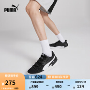 彪馬（PUMA）【趙繼偉同款】緩震透氣網(wǎng)眼實戰(zhàn)籃球鞋男女運(yùn)動鞋194454 黑色-白-02 43