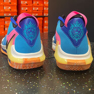 耐克（Nike）男鞋夏季新款LEBRON詹姆斯氣墊籃球鞋緩震舒適透氣實(shí)戰(zhàn)緩震運(yùn)動(dòng)鞋 DM1123-400寶藍(lán)/黑/閃電藍(lán)/白 42.5