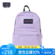 JANSPORT杰斯伯書(shū)包輕便雙肩包男女旅行包簡(jiǎn)約背包電腦包學(xué)生校園 4QUT5M9暮山紫/風(fēng)信紫-側(cè)邊袋