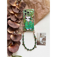 桐汝壁新款蘋果17promax手機殼中國風旗袍貓斜挎可調(diào)節(jié)適用蘋果16PROMAX華為mate60pro+手腕鏈條17air套 手機殼+短繩手提 華為Mate40Pro