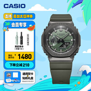 卡西歐（CASIO）G-SHOCK GM-2100八王子明星同款歐8金屬表頭運動(dòng)男士手表 GM-2100B-3APR