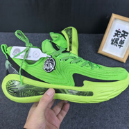 CLENIKEEDAIR NIKE莆純原科比實(shí)戰中國curry庫里12籃球鞋漸變耐磨運動(dòng)鞋紫 綠色 44