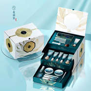 中國風(fēng)彩妝妝奩化妝品護膚套盒禮盒裝生日情人節女友520浪漫禮物 花韻容彩妝套盒20件套【可代寫(xiě)賀