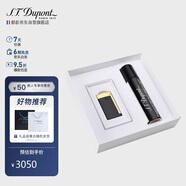 S.T.Dupont法國(guó)都彭打火機(jī)SLIM7纖薄炬式防風(fēng)黑金27708禮盒 打火機(jī)男士