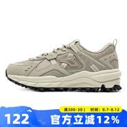 361度女鞋戶外休閑鞋2025春季新款潮流時尚飛標防滑耐磨緩震舒適運動鞋 頁巖灰/耐久灰 39