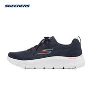斯凱奇（Skechers）【滔搏運動(dòng)】男士綁帶休閑健步鞋 216481-NVRD 39.5