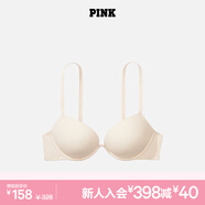 維多利亞的秘密 PINK 夏季圓盤胸內(nèi)衣2805舒適3/4罩杯聚攏外擴(kuò)文胸胸罩無痕聚攏 39H6香檳色 11202805 75B （34B）