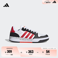 adidas ENTRAP美式校園風(fēng)運動(dòng)板鞋少年感復古籃球鞋男女阿迪達斯 白/黑/紅JP9962   35.5