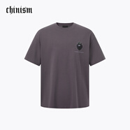CHINISM【商場同款】CH赤塵草莓印花涼感速干短袖t恤男夏季新款潮流上衣 紫色 L