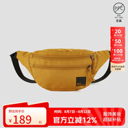 Jack Wolfskin狼爪腰包男包女包旅行跑步包徒步2L斜挎包8007801 3389焦黃色