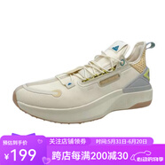 匹克態(tài)極5.0水盾戶外耐磨防滑減震回彈軟底秋季防污防水男女運動跑鞋 米白（女款）ET24618H 36