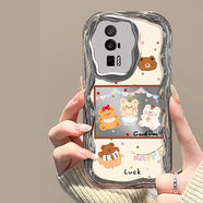 鯨赤適用紅米k60手機殼23013RK75C新款Redmik60pro軟硅膠22127RK46C保護套redmi全包防摔小米k6o潮女po 小熊聚會(huì )+屏幕膜 紅米 K60