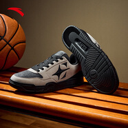 安踏（ANTA）【空域 SKYSPACE】籃球鞋潮流百搭復古休閑簡(jiǎn)約黑低幫文化板鞋男 亞麻灰/碳灰/基礎黑-3 40 (男7碼)