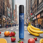 NEON天然草本電子噴霧戒煙吸吸棒1支7ml濃郁果味清新口氣便攜霧化 NEON霓霧-店長-菠蘿