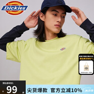 dickies簡約小logo全棉短袖男女T恤多色可選DK010991 檸檬綠 M