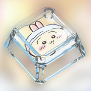 甜苗苗烏薩奇鍵帽單個(gè)表情包卡通節日盲盒機械鍵盤(pán)十字軸透明透光鍵帽 E135-FM-烏薩奇10