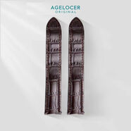 愛(ài)勒AGELOCER手表艾戈勒原裝正品手表帶折疊扣 棕色（單手表帶）