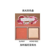 Benefit國(guó)柜現(xiàn)貨蒲公英高光蜜粉腮紅裸粉色高光修容粉迷你2.5G6G 腮紅高光雙色盤(pán)套裝珊瑚蜜光金4g 限期到26年10