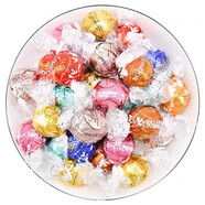 瑞士蓮Lindt軟心牛奶巧克力500g結(jié)婚喜糖進(jìn)口零食散裝 藍(lán)色黑巧500g40粒