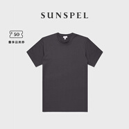SUNSPEL男士經(jīng)典款Supima棉圓領(lǐng)Riviera T恤 Midweight春夏 炭灰色 L