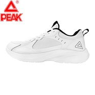 匹克PEAK態(tài)極跑步鞋男2025夏季新款減震透氣休閑運(yùn)動鞋 帆布白 44