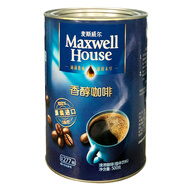 麥斯威爾（Maxwell House）麥斯威爾速溶純黑香醇咖啡500克罐進口不含伴侶糖有200克袋選1x 2袋200克無