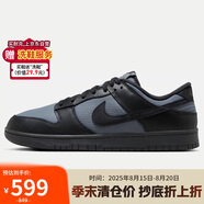耐克男子運動(dòng)板鞋NIKE DUNK LOW RETRO SE運動(dòng)鞋 FZ3052-001黑灰43