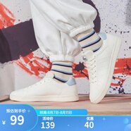 361°361男鞋邦彈科技運(yùn)動鞋2024秋冬款小白鞋緩震休閑鞋板鞋 羽毛白/氧氣藍(lán) 41
