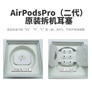 Apple拆機耳塞 適用于AirPodsPro一代二代的原裝拆機耳塞 耳帽 降噪 AirPods Pro2拆機耳塞【共6只】