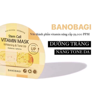 佰諾佰琪（BANOBAGI）韓國(guó)佰諾佰琪維生素提亮面膜10片Mat Na  whitening Mask 提亮面膜 10片/盒