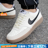 耐克（NIKE）官方 男鞋 25夏新款輕便透氣運(yùn)動休閑小白鞋耐磨減震低幫滑板鞋男 【店長推薦】帆白【曬圖-10】 40 碼(內(nèi)長250mm)